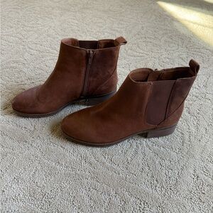 Brown Leather Ankle Boots